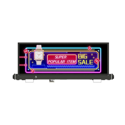 شاشة LED للإعلانات الخارجية P2.5 شاشة LED لسقف سيارات الأجرة مانعة لتسرب الماء