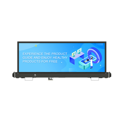 CE اللاسلكية P3.3 شاشة LED لسقف سيارات الأجرة الرقمية ، شاشة عرض LED للأندرويد 4G